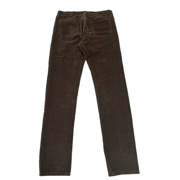 APC Corduroy Pants Mens 30 Brown Petit Standard Button Fly Straight Slim Fit - Picture 4 of 16